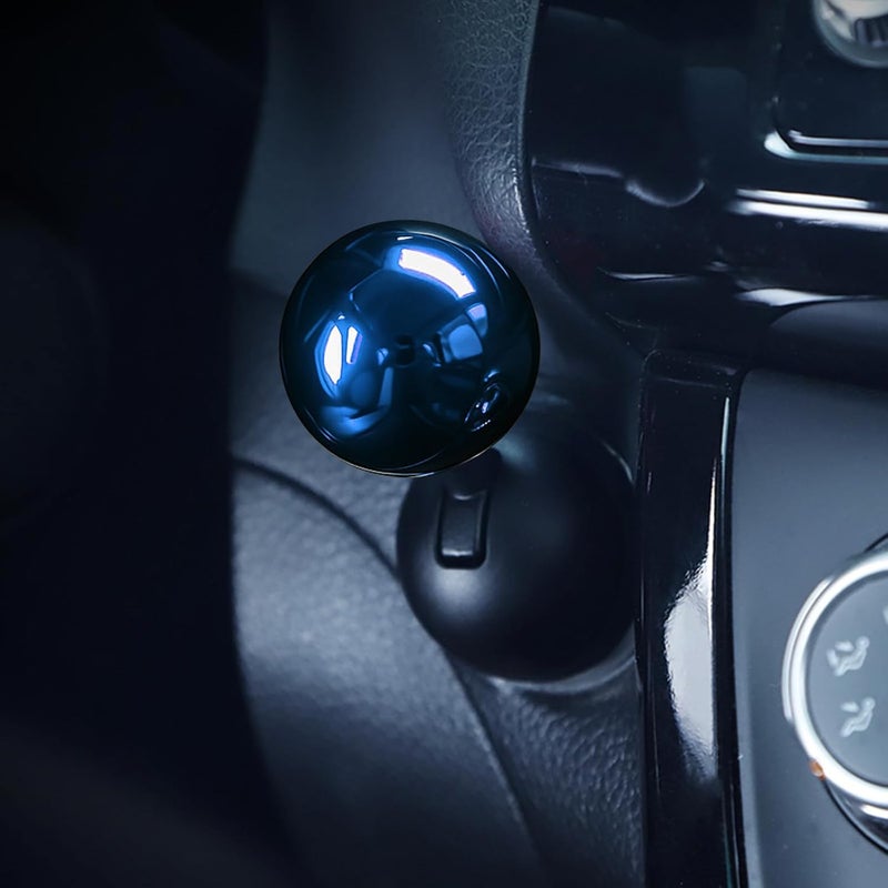 Tybasthe 𝙊𝙧𝙞𝙜𝙞𝙣𝙖𝙡｜Push Start Button Cover Metallic Blue Car Joystick Push to Start Car Joystick Starter Engine Start Stop Button Cover Car Ignition Button Cover Car Accessories Interior Decorations - Image 1